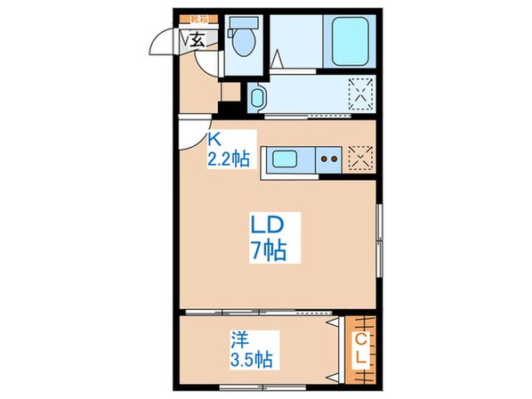 レジデンス円山北の物件間取画像